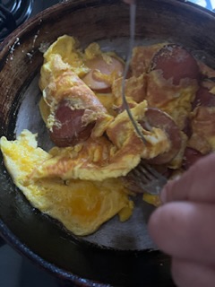 Am ajutat-o pe bunica să gătească